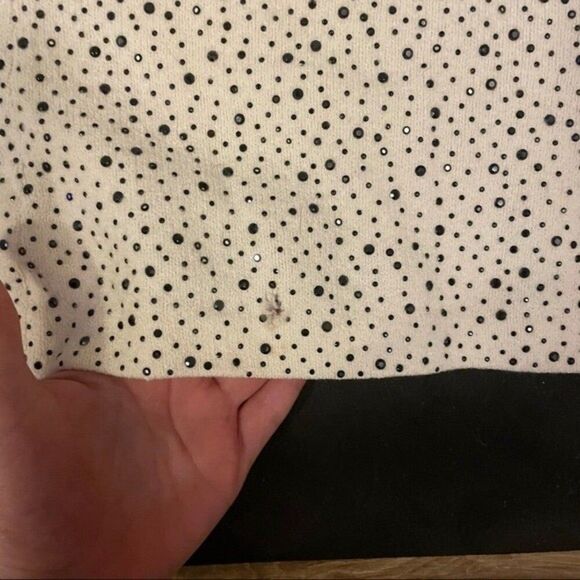 St.John’s Evening | white/cream studded sleeveless top - Picture 6 of 10